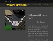 Tablet Screenshot of petrosjewelers.com